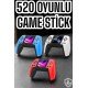 Game Stick Oyun Konsolu 520 Oyunlu Retro Oyunlu Led Ekran