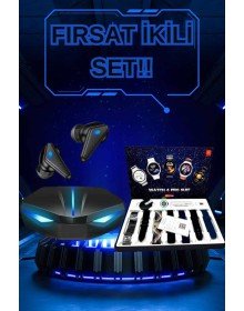 Kulaklık ve Çok Kordonlu Akıllı Saat Gürültü Önleyici GPS Desteği