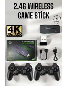 Atari 2.4g Uyumlu Kablosuz Çift Kol Game Stick