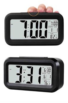 Gece Dijital Masa Saati Dijital Alarmlı Led Ekran Pilli Çalar Saat Gece Dijital Masa Saati Dijital Alarmlı Led Ekran Pilli Çalar Saat
