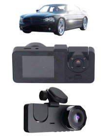 Gece Görüşlü DVR 3 Lensli Araç İçi Sürüş Kamerası Video Kaydedici