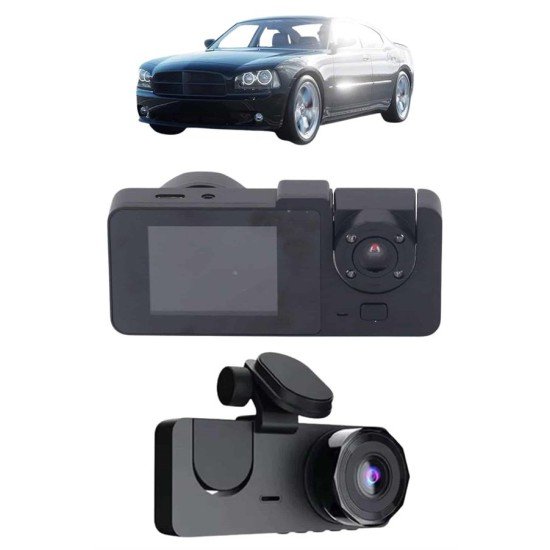 Gece Görüşlü DVR 3 Lensli Araç İçi Sürüş Kamerası Video Kaydedici Gece Görüşlü DVR 3 Lensli Araç İçi Sürüş Kamerası Video Kaydedici
