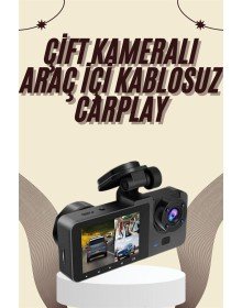 Gece Görüşlü DVR 3 Lensli Araç İçi Sürüş Kamerası Video Kaydedici