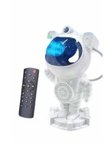 Gece Lambası Astronot Bluetooth Hoparlörlü Galaksi Işık Projektörü