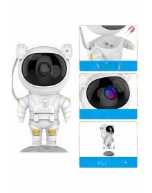 Gece Lambası Astronot Bluetooth Hoparlörlü Galaksi Işık Projektörü