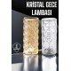 Gece Lambası Kristal Lamba Dokunmatik Şarjlı Hediyelik