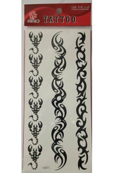 Geçici Dövme Şablonu 3lü - M071