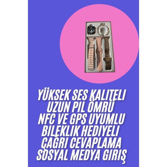 Genç Kızlara Özel Akıllı Saat 41 mm Çağrı Cevaplayabilen NFC ve GPS Uyumlu