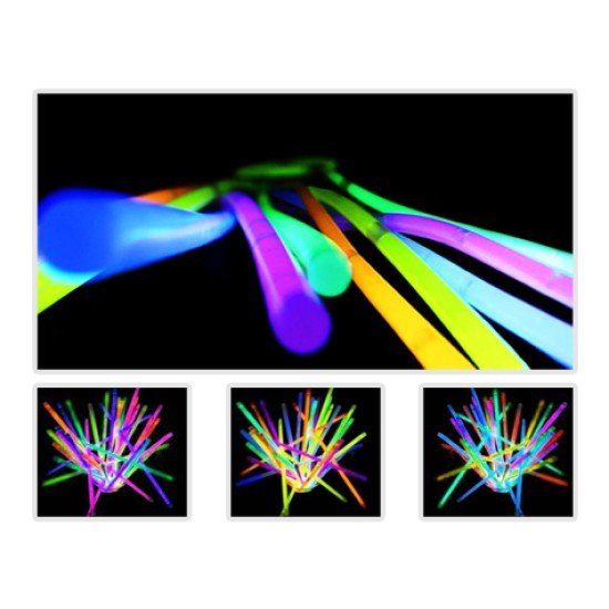Glow Stick 20cm Fosforlu Kırılan Çubuk (100 Adet) Glow Stick 20cm Fosforlu Kırılan Çubuk (100 Adet)