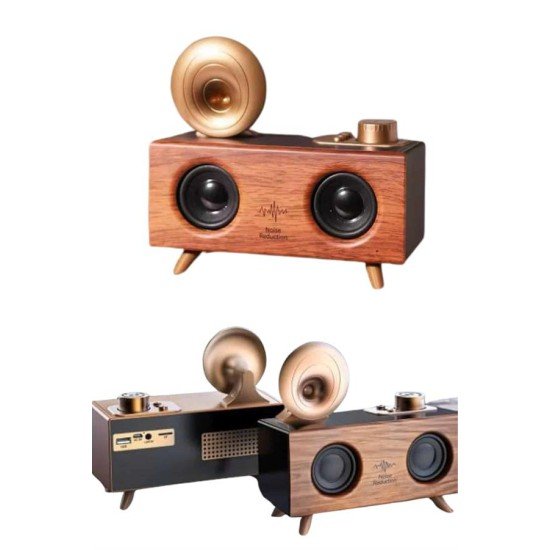 Gramafon Nostaljik Radyo Yüksek Ses Kalitesi USB TF Kart Aux