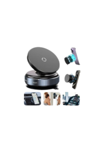 Çok Yönlü Döner Başlıklı Vakumlu Araç Telefon Standı – Sert Yollarda Stabil Kullanım