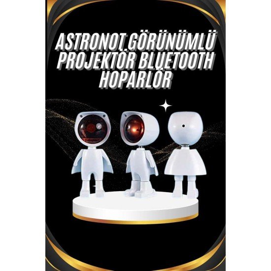 Gün Batımı Projektör Lamba Astronot Görünümlü Dekoratif Masa Lambası