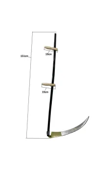 Günaş Komple Tırpan - Metal Saplı 6 Parça Set - Ahşap Elcik 70 cm