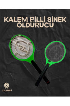 Hafif ve Ergonomik Elektronik Böcek Öldürücü – Güvenlik Koruması ile Pil Kontrollü