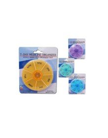 Haftalık İlaç Saklama Kutusu - Oval Kutu