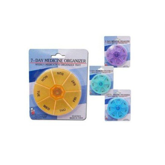 Haftalık İlaç Saklama Kutusu - Oval Kutu Haftalık İlaç Saklama Kutusu - Oval Kutu