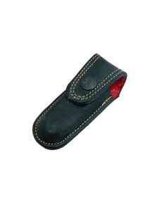 Hakiki Deri Çakı Kılıfı No:1 - 11 cm, Kemerlikli