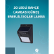 Hareket Sensörlü Solar Lamba | 120° Algılama Açısı, 3-4 Metre Mesafe, Suya Dayanıklı LED Hareket Sensörlü Solar Lamba | 120° Algılama Açısı, 3-4 Metre Mesafe, Suya Dayanıklı LED