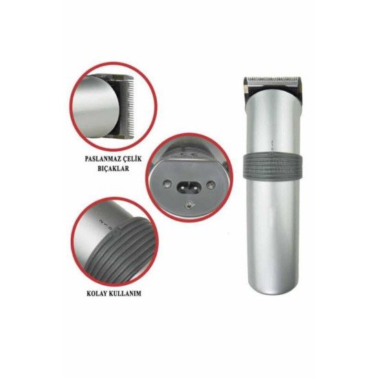 Hassas Ciltlere Özel Saç Sakal ve Vücut Kuaför Tipi Şarjlı Tıraş Makinesi