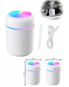 Hava Nemlendirici Buhar Makinesi Led Işıklı USB Dekoratif Nemlendirici