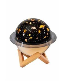 Hava Nemlendirici Renk Değiştiren Oda Kokusu Yıldızlı Projektör