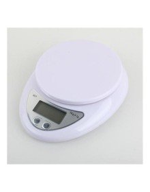 Hazneli Lcd Ekran Hassas Ölçüm Sensörlü 5 Kg Kapasite Dijital Mutfak Terazisi Tartısı