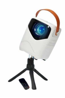 HD Ayaklı Portatif Projeksiyon Cihazı Android İşlemcili Sinema Projektörü