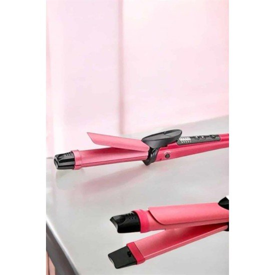 Hem Düzleştirici Hem Maşa Saç Şekillendirici Hem Düzleştirici Hem Maşa Saç Şekillendirici