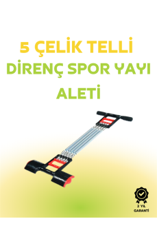 Paslanmaz Çelik Yaylı Çoklu Dirençli Kol ve Gövde Egzersiz Aleti