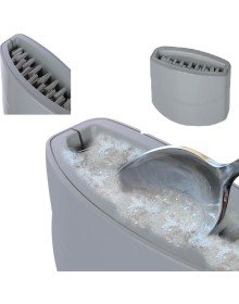 Hijyenik Çatal Kaşık Bıçak Yıkama Fırçası Vantuzlu - Çift Fırçalı