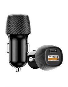 Hızlı Oto Şarj Cihazı 38W Çift Girişli HIzlı Şarj Oto Çakmaklık Type-C