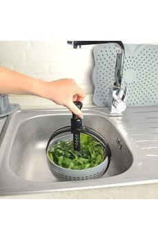 Hızlı Salata Kurutucu Süzgeç- Dönerli Süzgeç Dev Boy Hızlı Salata Kurutucu Süzgeç- Dönerli Süzgeç Dev Boy