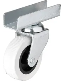 Hts 323 - 50x20 mm Gri Uzun U Tablalı Teker 4 Adet