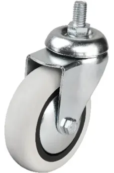 Hts 352 - 75x25 mm PVC Makaralı Vidalı Teker 4 Adet