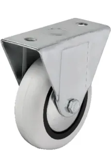 Hts 355 - 75x25 mm PVC Makaralı Sabit Teker 4 Adet