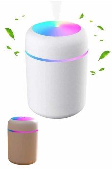 Humidifier LED Işıklı Mini Ortam Oda Kokusu Aromaterapi Buhardanlık