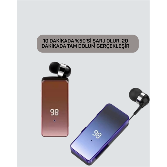 Ultra Hızlı Şarj Özellikli Type-C Bluetooth Kulaklık – 10 Dakikada %50 Şarj, 20 Dakikada Tam Dolum