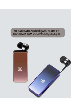 LED Ekranlı, Ses Kontrol Düğmeli Kulaklık – Şarj Durumunu ve Ses Seviyesini Anında Yönetin