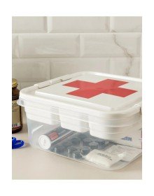 İlk Yardım Saklama Kutusu - Ecza Kutusu (Kızılhaç)