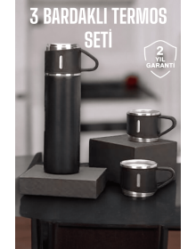 500 ml Kapasiteli Taşınabilir Basınçlı Termos Seti Günlük Kullanım için İdeal