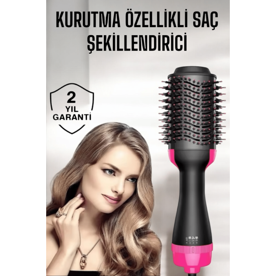 1200 Watt Gücünde, Negatif İyon Teknolojili, 3 Isı Kademeli Fön Tarağı 1200 Watt Gücünde, Negatif İyon Teknolojili, 3 Isı Kademeli Fön Tarağı