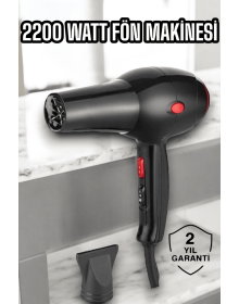 Soğuk ve Sıcak Üfleme Özellikli AC Motorlu Saç Kurutma Makinesi