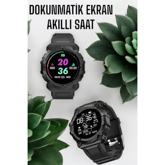 Unisex Tasarımıyla Klasik ve Spor Kombinlere Uygun Akıllı Saat