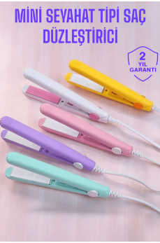Seramik Kaplama Taşınabilir Mini Saç Düzleştirici Seyahat Dostu Tasarım