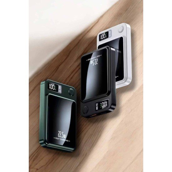 Pratik ve Taşınabilir 10.000 mAh Wireless Powerbank Hızlı Şarj Avantajı