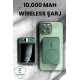 Pratik ve Taşınabilir 10.000 mAh Wireless Powerbank Hızlı Şarj Avantajı