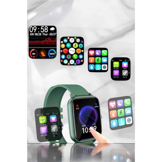 Titreşimli, Sağlık Takipli, Yeni Nesil Akıllı Saat  400mAh Batarya Kapasiteli