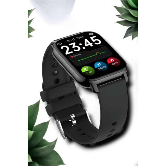 Suya Dayanıklı Bluetooth Akıllı Saat GPS, Adımsayar, Nabız & Sağlık Takibi