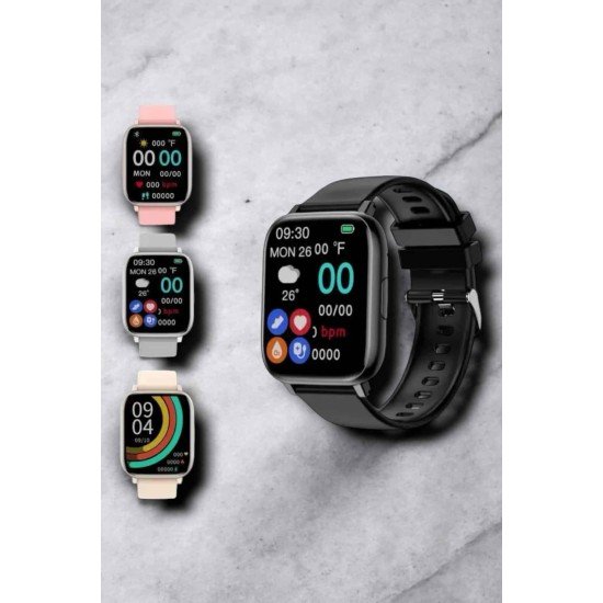 Titreşimli, Sağlık Takipli, Yeni Nesil Akıllı Saat  400mAh Batarya Kapasiteli