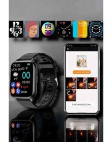 Suya Dayanıklı Bluetooth Akıllı Saat GPS, Adımsayar, Nabız & Sağlık Takibi